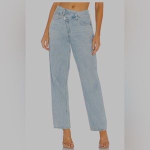 Agolde criss cross jeans